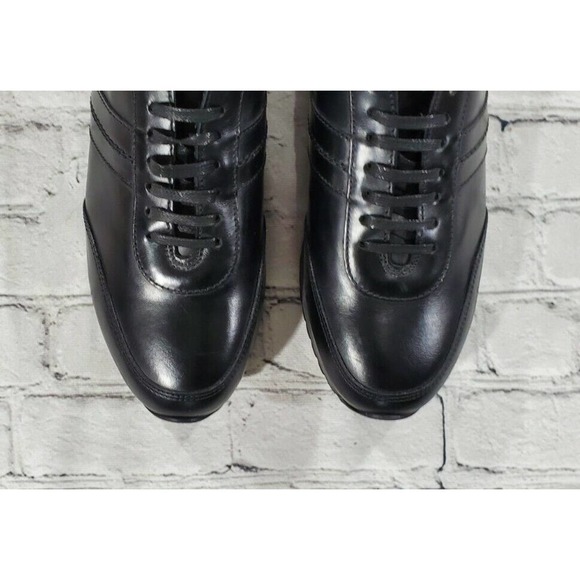 To Boot New York Francesco Black Leather Fashion Sneakers MENS SIZE 8 main image 8
